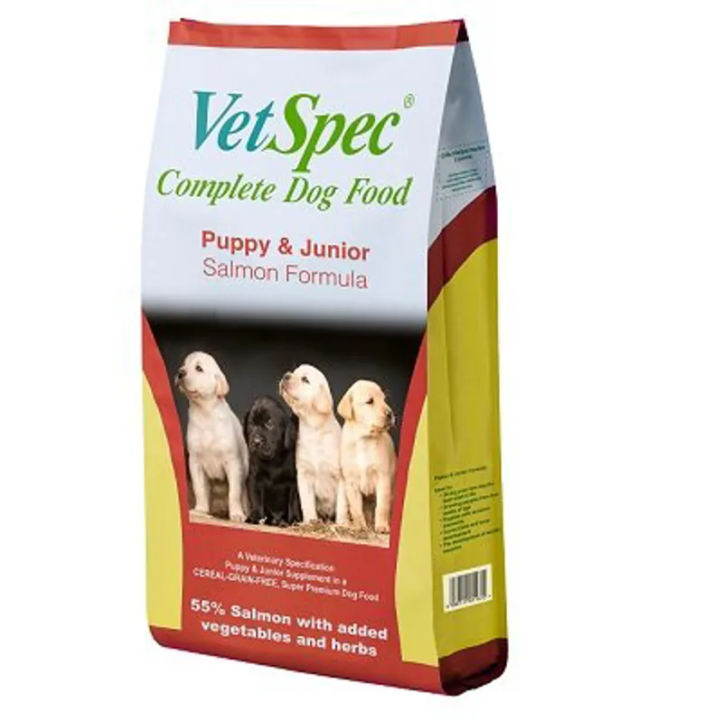 VetSpec Complete Puppy + Junior Salmon 12kg